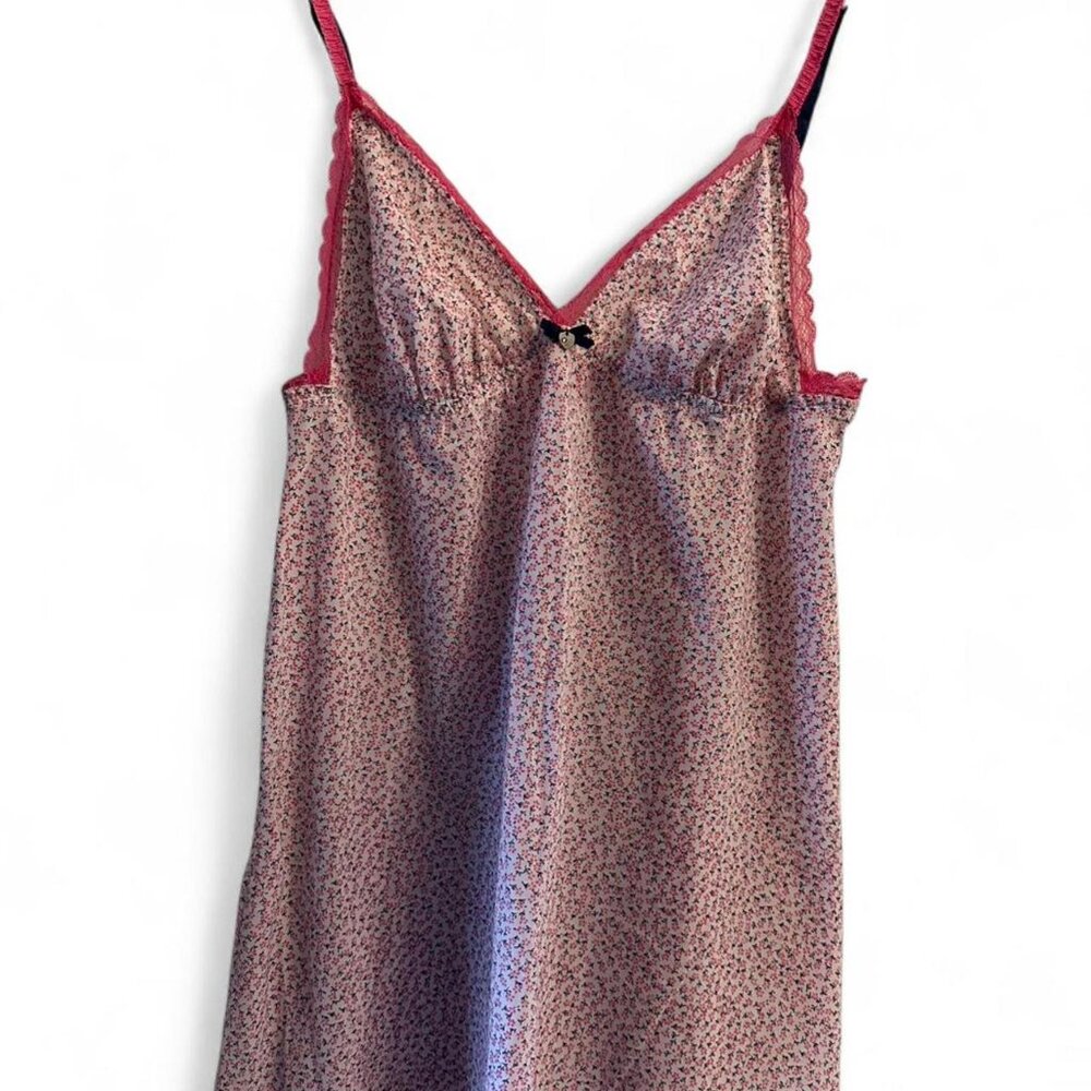 Vintage Pout by Victoria’s Secret pink floral babydoll nightgown from 2010.